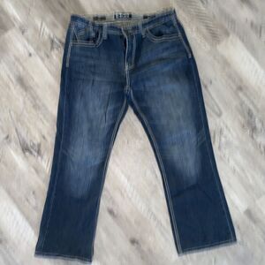 CJ Black Men's Jeans Size 36x32 Celtic Cross Straight Leg Boot Cut